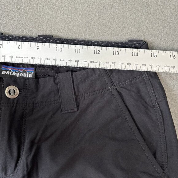 VTG Patagonia Womens Pants Size 6 Black Nylon Stretch Outdoors Hiking Activewear - Picture 5 of 16
